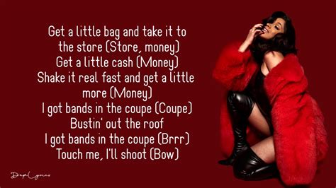 cardi b money lyrics.